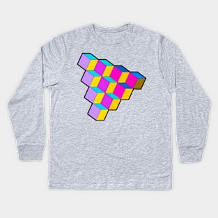 Alternative Shades Tessellation Kids Long Sleeve T-Shirt